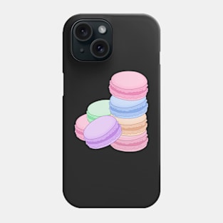 French Macarons Stacked Phone Case