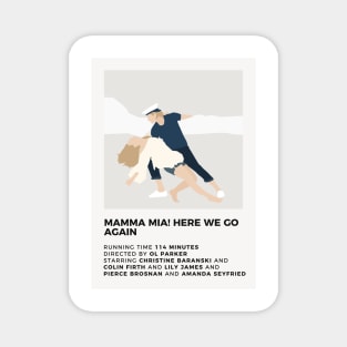 Mamma Mia Minimalist Poster Magnet