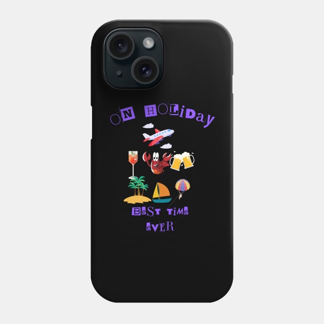 Holiday funny food drink friend  fun Phone Case by fantastic-designs