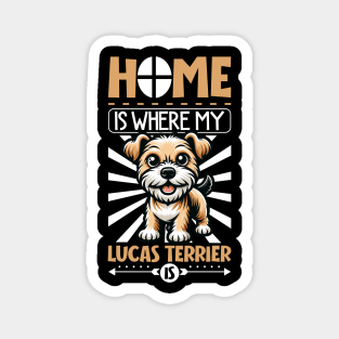 Home is with my Lucas Terrier Magnet