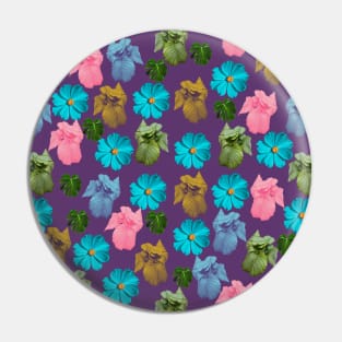 Floral botanical pattern Pin