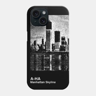Manhattan Skyline / Minimalist Graphic Fan Artwork Design Phone Case