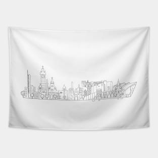 Glasgow white Tapestry