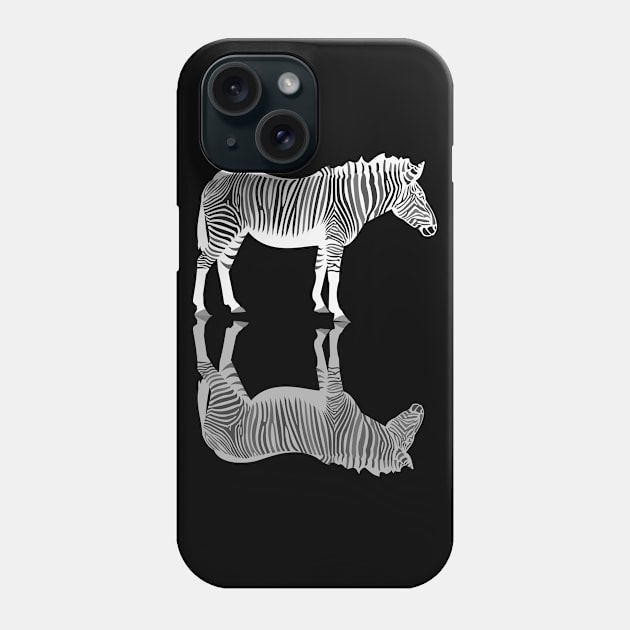 Zebra Phone Case by evisionarts