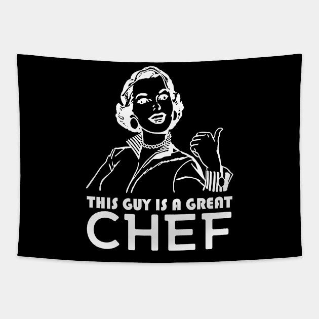 This guy is a great chef Tapestry by MadebyTigger