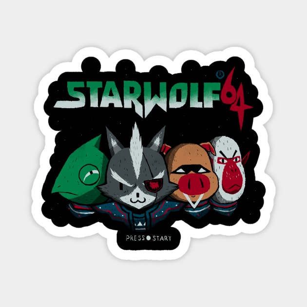 star wolf 64 Magnet by Louisros