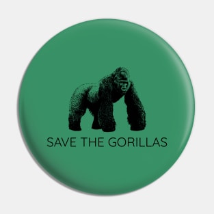 SAVE THE GORILLAS Pin
