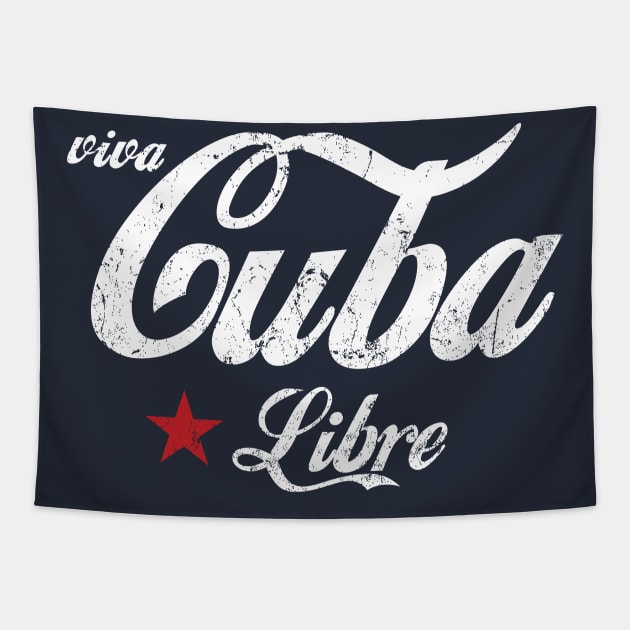 Viva Cuba Tapestry by MindsparkCreative