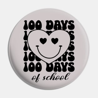 100 Days of School Pin