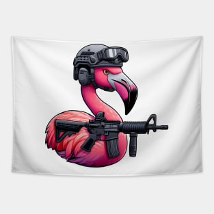 Tactical Flamingo Tapestry