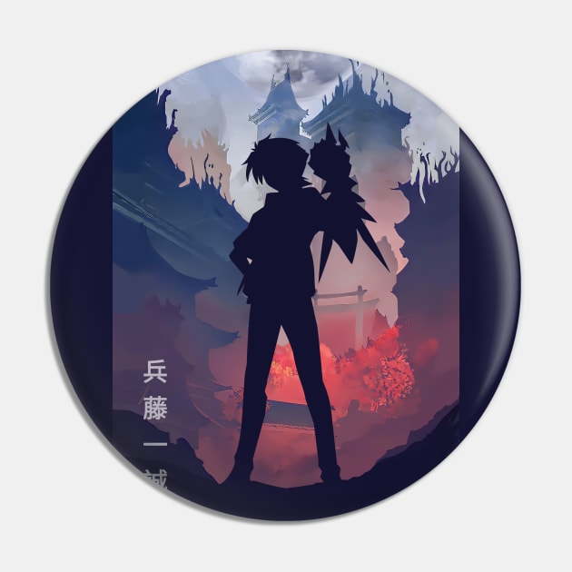 Issei Hyoudou - Minimaist Pin by The Artz