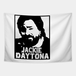 jackie daytona BLACK Tapestry