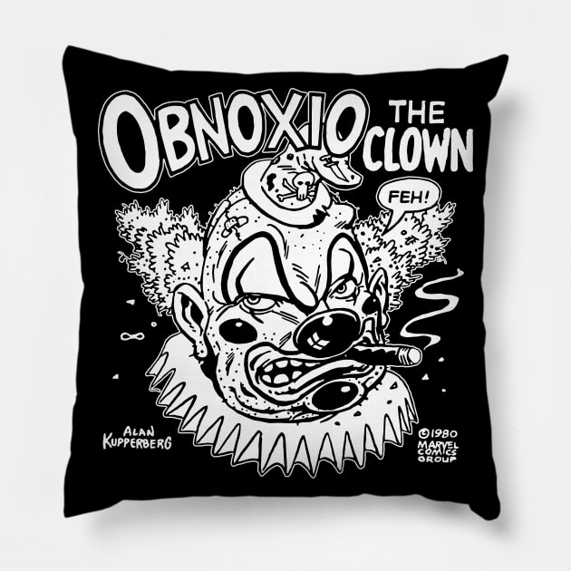 Obnoxio the Clown Crazy Magazine Pillow by Chewbaccadoll