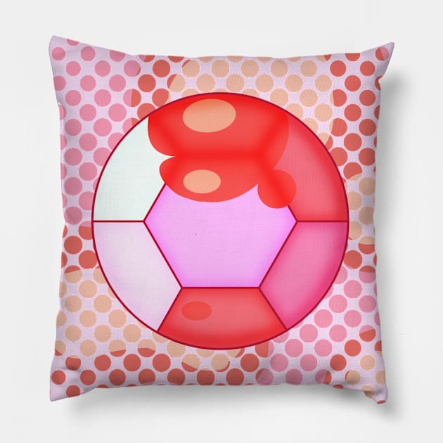 Cherry Quartz Pillow by Blackmoonrose13