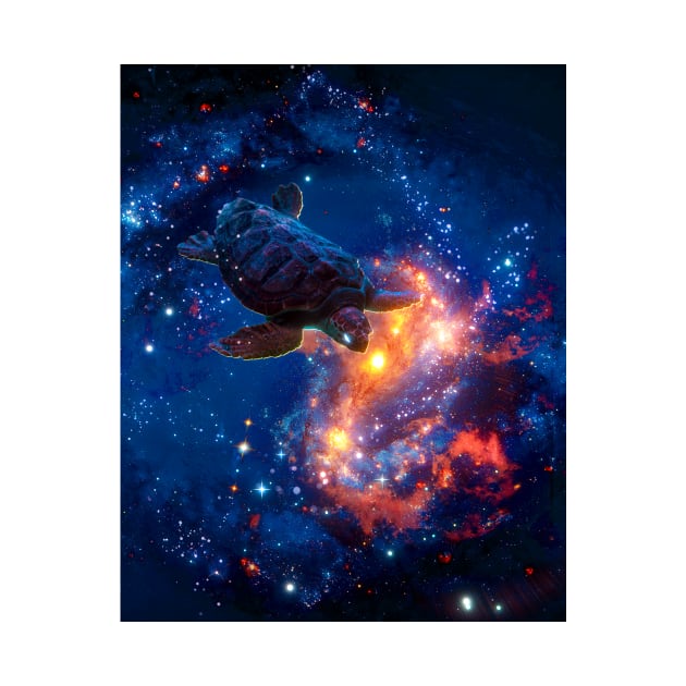 Cosmic Turtle by LumiFantasy