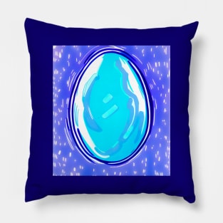 Colorful 90s Style Abstract Easter Egg (MD23ETR030) Pillow