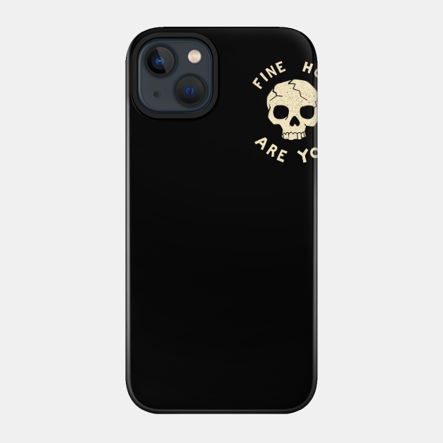 small skull - Skull - Phone Case