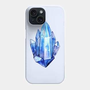 Blue gemstone Phone Case