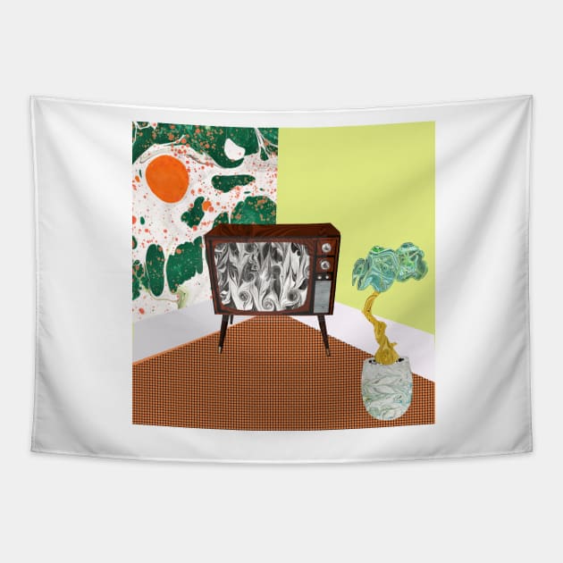 The Sun Always Shines Behind the TV Tapestry by MarbleCloud