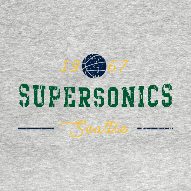 Discover Seattle Supersonics - Seattle Supersonics - T-Shirt