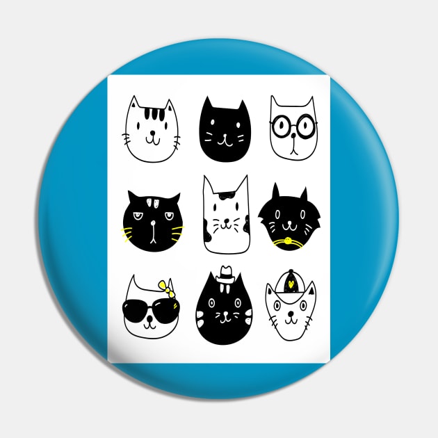 funny cat heads Pin by hay_vie