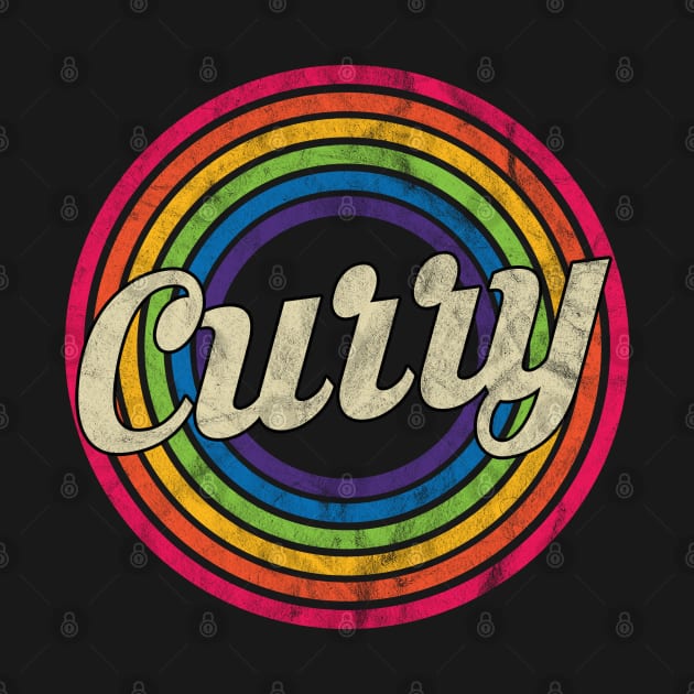 Curry - Retro Rainbow Faded-Style by MaydenArt