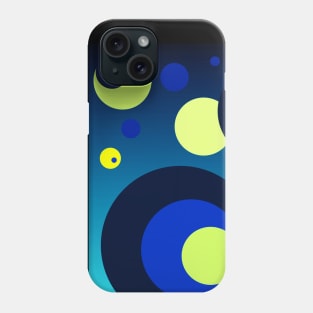 Blue bubbles Phone Case