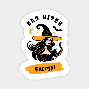 Witch Energy Halloween Costume Magnet