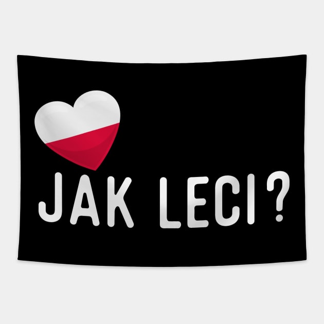 Polish Jak leci? Tapestry by SunburstGeo