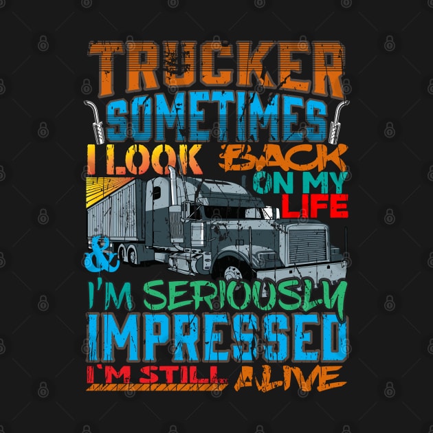 Trucker Sometimes I Look Back on My by Trucker Heroes