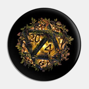 Enchanted Vines Dice Pin