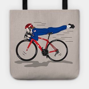 Christina Birch swaps cycling for outer space Tote