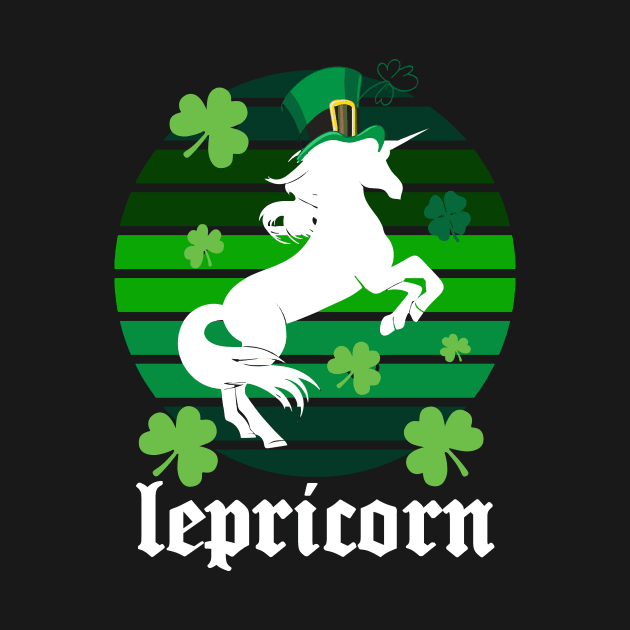 Lepricorn. Leprechaun and unicorn st patricks day by Prints by Hitz