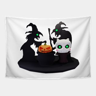 Spooky Halloween Eat, drink and be scary Tapestry