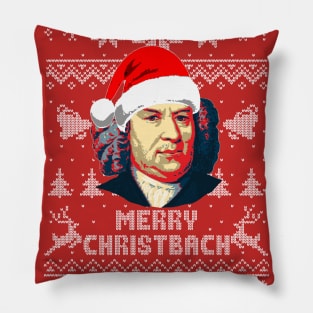 Johann Sebastian Bach Merry Christbach Pillow