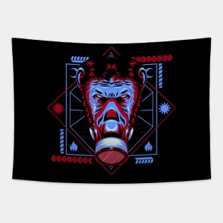 apes head masks Tapestry