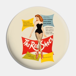 The Red Shoes Movie Poster Pin