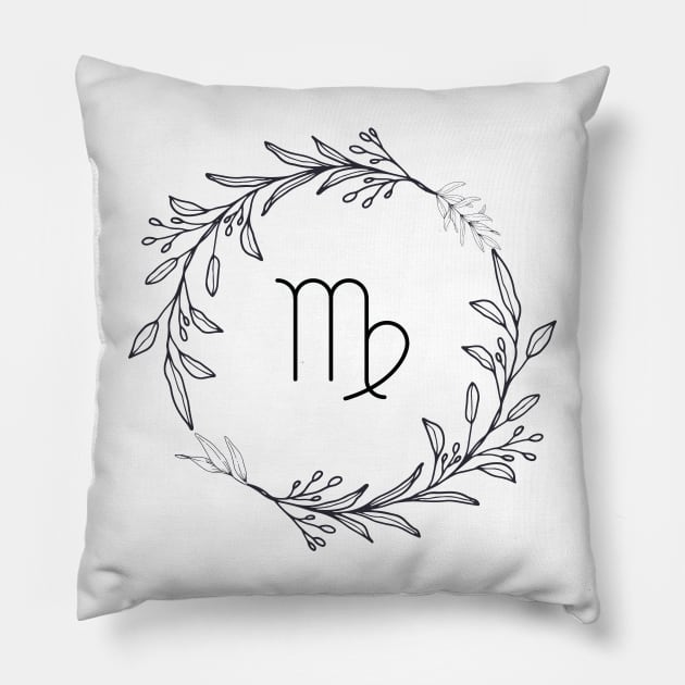 Virgo Sign Pillow by TheSoldierOfFortune