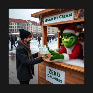 Grinch selling ice with zero calories T-Shirt