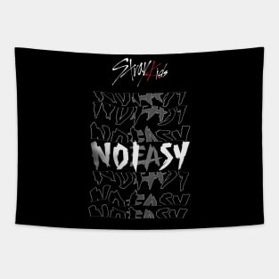 Stray Kids NoEasy Special Typography Text design with Logo Tapestry