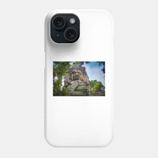 Angkor Thom faces Phone Case