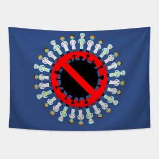 Chinese Coronavirus Tapestry