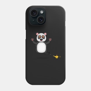 Cute Panda Ghost and Flying Phone Case