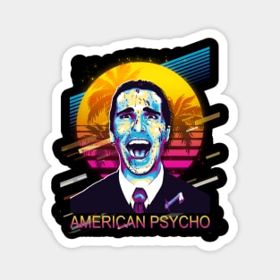 Psycho 90s Styled Design For Fans Magnet