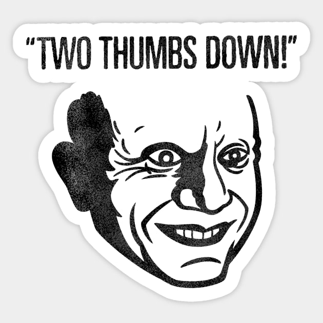 WDWJW?!? Mystery Man David Lynch Sticker TeePublic