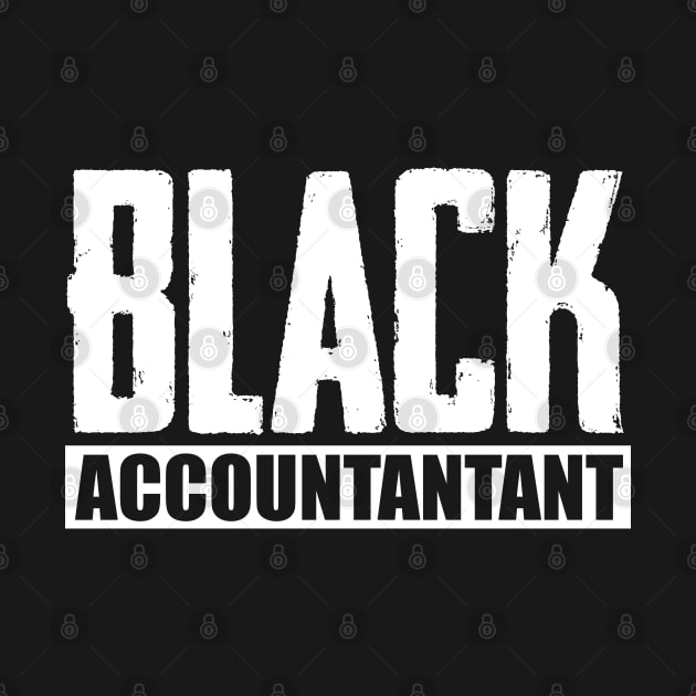 Black Accountant  Accounting tax season numbers by Caskara