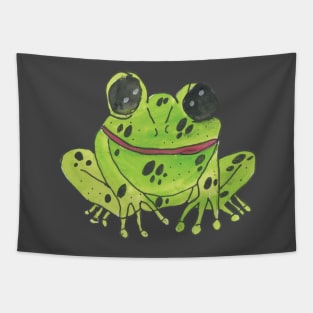 Green Speckled Frog Tapestry