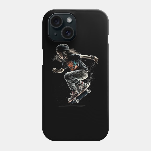 skater girl clothes aesthetic egirl skating Phone Case by JayD World