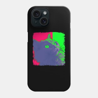 Nebelung Cat Pop Art - Cat Lover Gift Phone Case