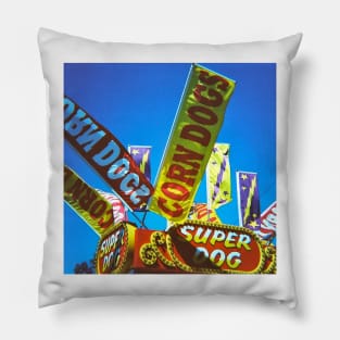 Corndogs - Medium Format Film Photograph Pillow